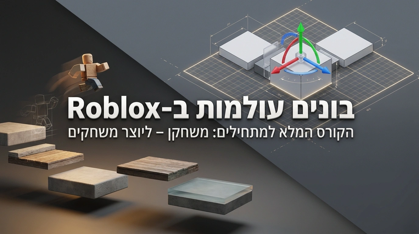 בונים עולמות ב-Roblox