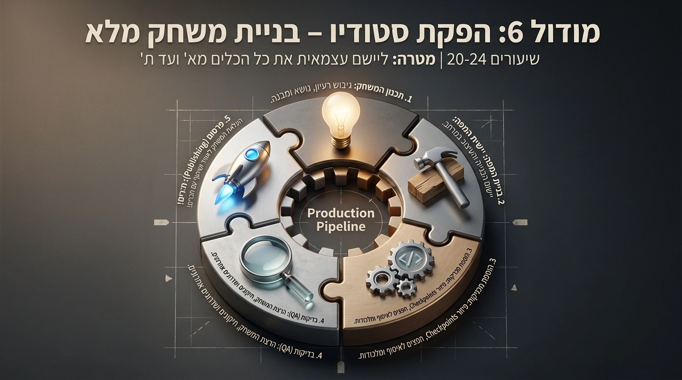 מודול 5: ממשק משתמש – קשר עין עם השחקן