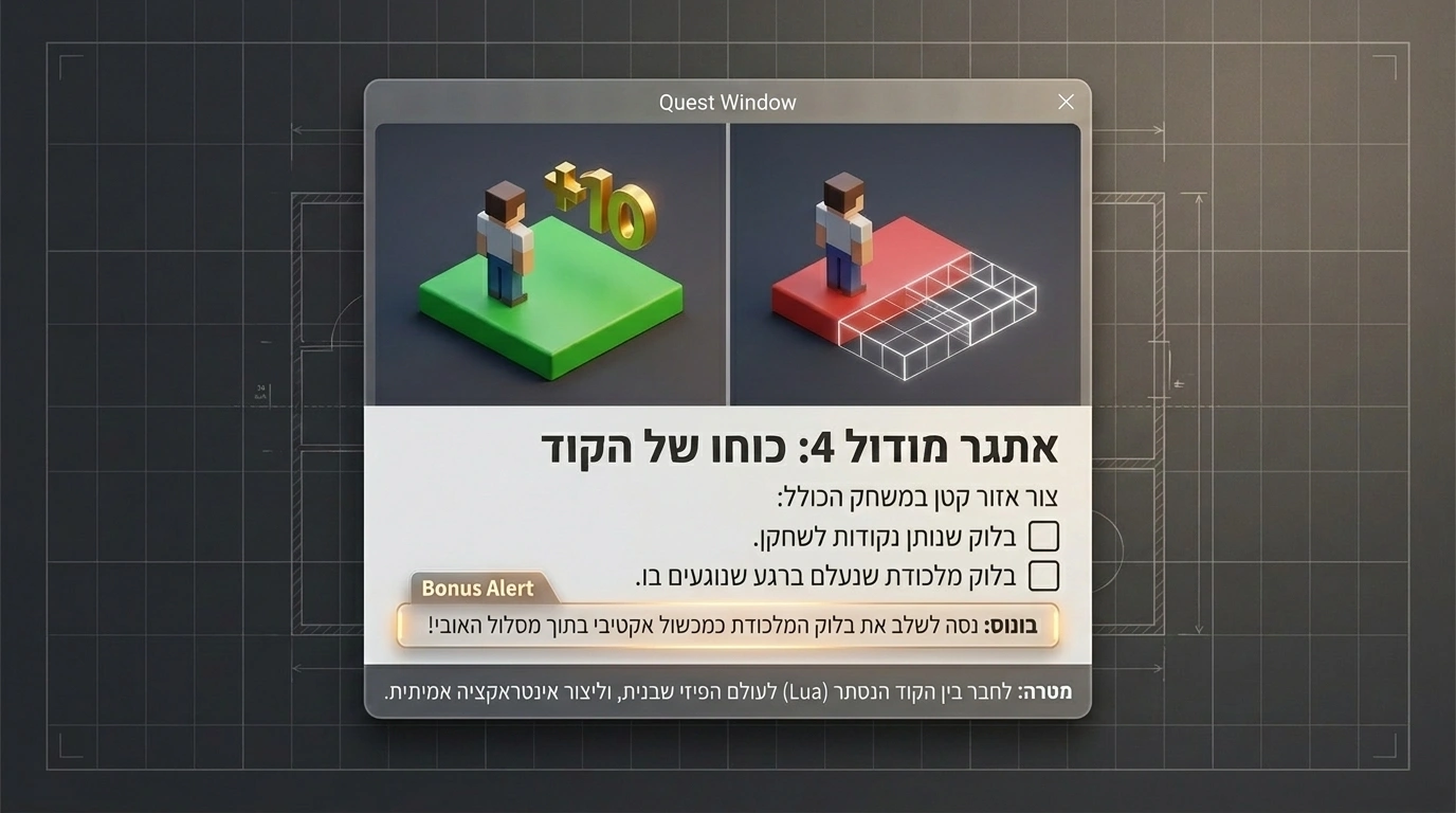 מודול 2: בונים מפה ויוצרים חוויה